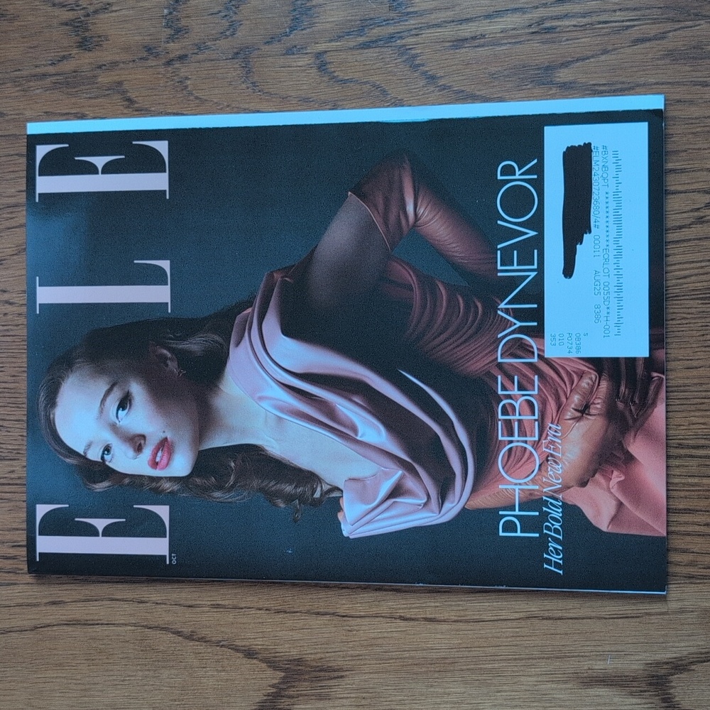 Elle Magazine Phoebe Dynevor Her Bold New Era October Issue